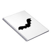 Bat Silhouette Notitieboek (Rechterzijde)