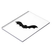Bat Silhouette Notitieboek (Linkerzijde)