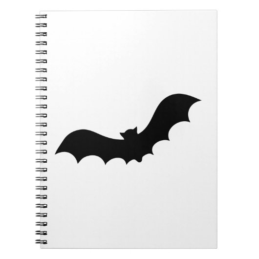 Bat Silhouette Notitieboek (Voorkant)