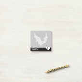 Bat Silhouette Post-it Notes (Op bureau)