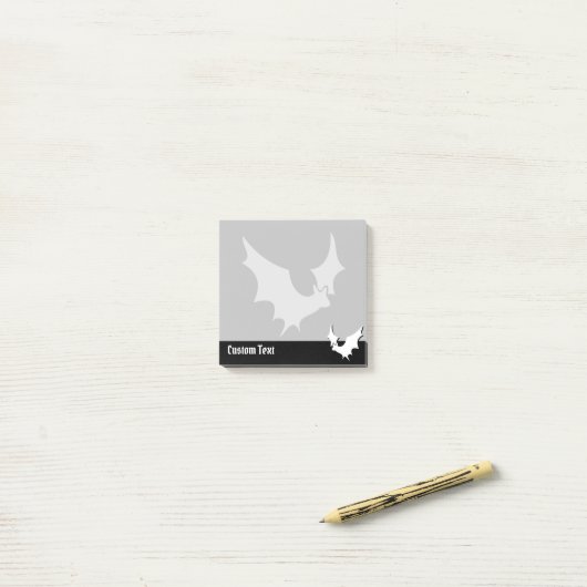 Bat Silhouette Post-it Notes (Op bureau)