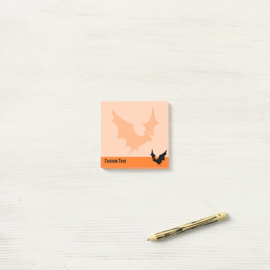 Bat Silhouette Post-it® Notes (Op bureau)