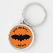 Bat Silhouette Sleutelhanger (Voorkant)