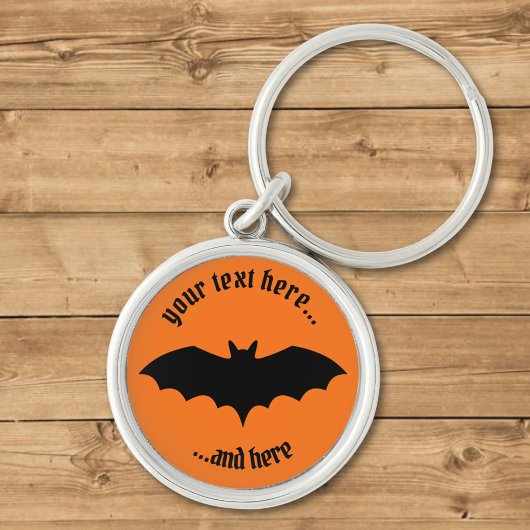 Bat Silhouette Sleutelhanger