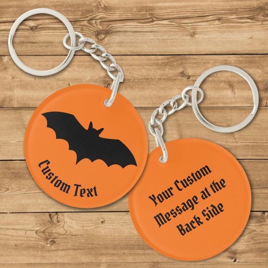 Bat Silhouette Sleutelhanger