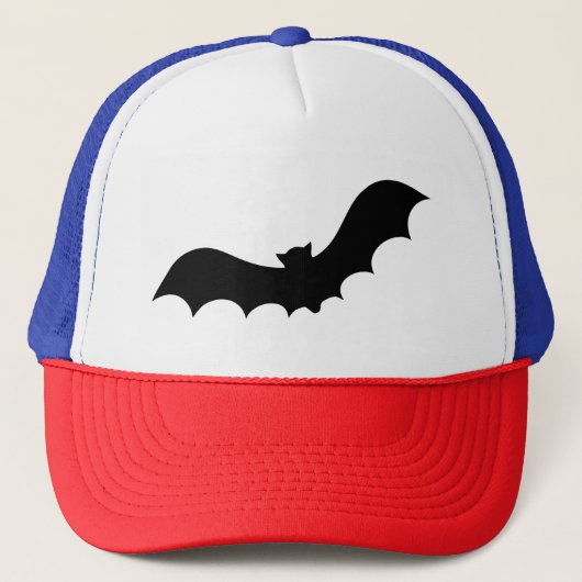 Bat Silhouette Trucker Pet (Voorkant)