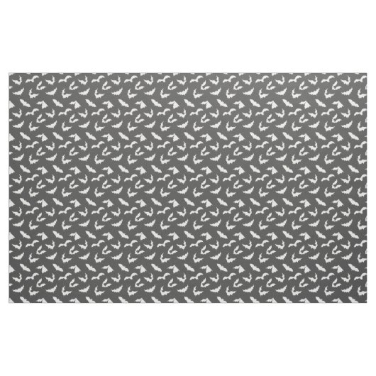Bat Silhouettes Pattern Fabric Stof (Yard (91,4 cm))