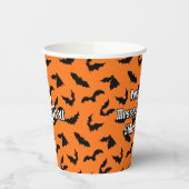 Bat Silhouettes Pattern Papieren Bekers (Links)