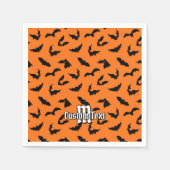 Bat Silhouettes Pattern Servet (Voorkant)