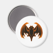 Bat Sinaasappel Het museum Zazzle Gifts Magneet (Voorkant / Achterkant)