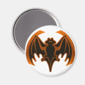 Bat Sinaasappel Het museum Zazzle Gifts Magneet (Voorkant / Achterkant)