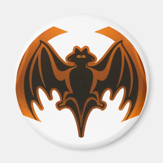 Bat Sinaasappel Het museum Zazzle Gifts Magneet (Voorkant)