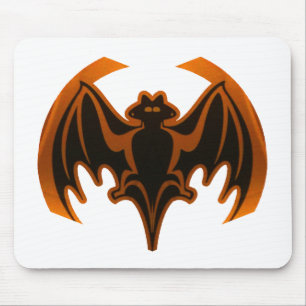 Bat Sinaasappel Het museum Zazzle Gifts Muismat