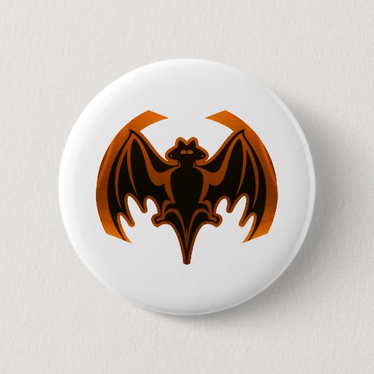 Bat Sinaasappel Het museum Zazzle Gifts Ronde Button 5,7 Cm (Voorkant)