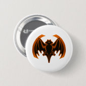 Bat Sinaasappel Het museum Zazzle Gifts Ronde Button 5,7 Cm (Voorkant /achterkant)