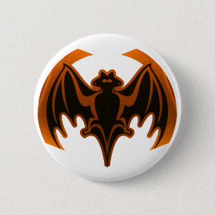 Bat Sinaasappel Het museum Zazzle Gifts Ronde Button 5,7 Cm