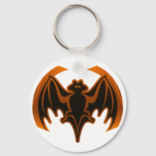 Bat Sinaasappel Het museum Zazzle Gifts Sleutelhanger