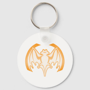 Bat Sinaasappel Inv Het MUSEUM Zazzle Gifts Sleutelhanger