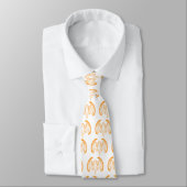 Bat Sinaasappel Inv Het MUSEUM Zazzle Gifts Stropdas (Gebonden)