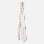 Bat Sinaasappel Inv Het MUSEUM Zazzle Gifts Stropdas (Achterkant)