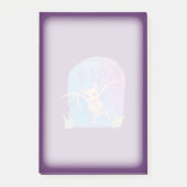 Bat Skeleton RIP Gravestone Halloween Drawing Post-it® Notes (Voorkant)