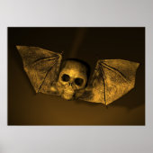 Bat Skull Poster (Voorkant)