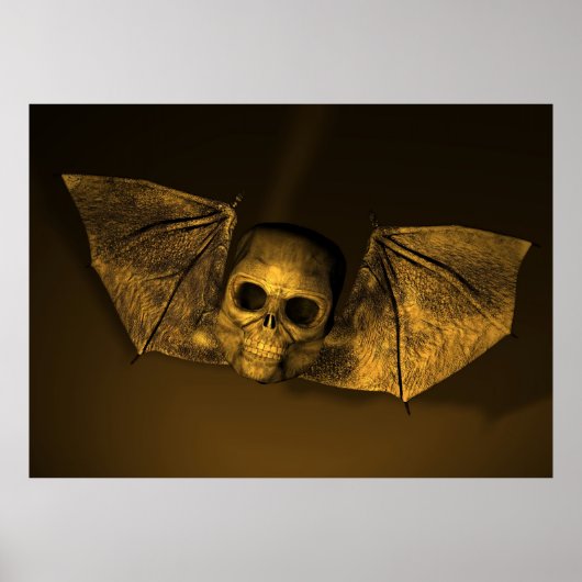 Bat Skull Poster (Voorkant)