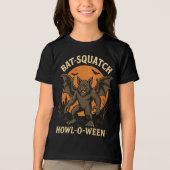 Bat-Squatch Howl-O-Ween Halloween T-Shirt - Crypti (Voorkant)