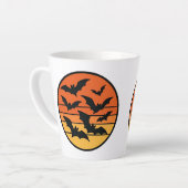 Bat Sunset Latte Mok (Linkerhoek)