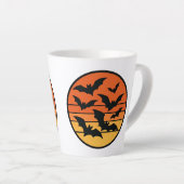 Bat Sunset Latte Mok (Rechterhoek)