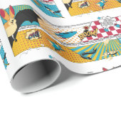 Bat Superheld Wrapping Paper Cadeaupapier (Rol Hoek)