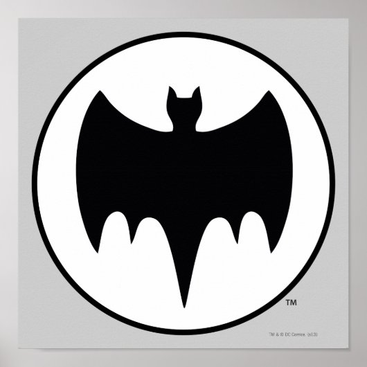 bat-symbool poster (Voorkant)