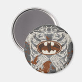 Bat Symbool Ribcage Collage Magneet (Voorkant / Achterkant)