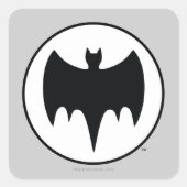  bat-symbool vierkante sticker (Voorkant)