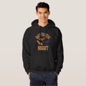 Bat-Tastic Night Flying Bat Halloween Hoodie (Voorkant volledig)
