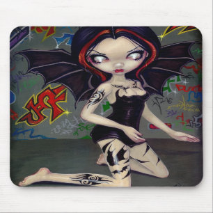 Bat Tattoos tribaal tattoo stadspasje Mousepad Muismat