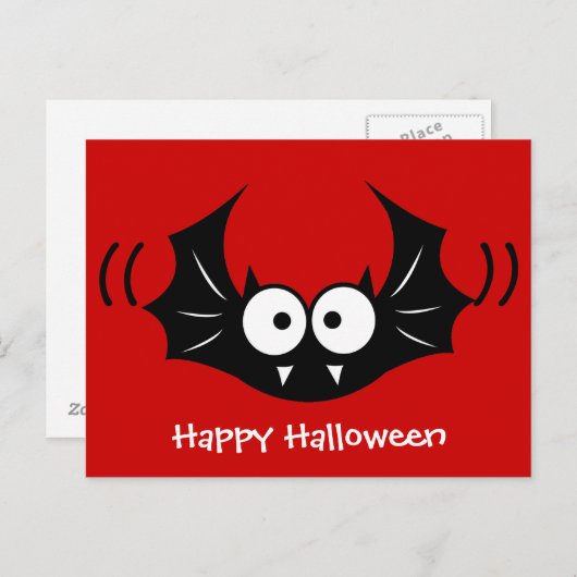 Bat vampire briefkaart (Voorkant / Achterkant)