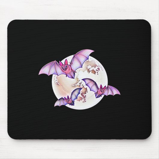 Bat Vampire Halloween Bats Muismat (Voorkant)