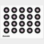 Bat Vampire Halloween Bats Ronde Sticker (Vel)
