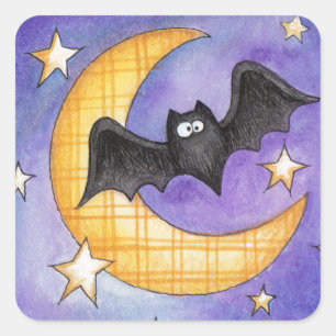 Bat Vierkante Sticker