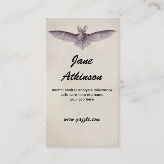 bat-visitekaartje visitekaartje (Voorkant)