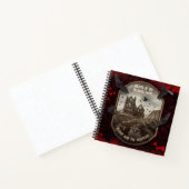  Bat Whitby Abbey Halloween Gastenboek Notitieboek (Binnen)