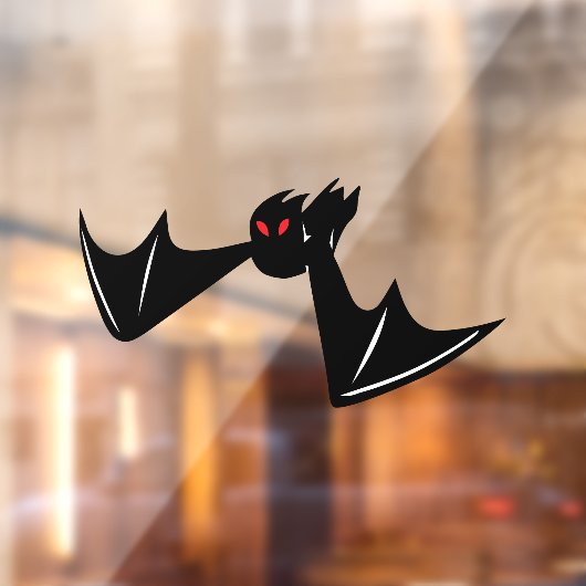 Bat Window Cling v3 Raamsticker (Vel 2)