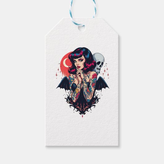 Bat Wing Beauty Cadeaulabel (Voorkant)