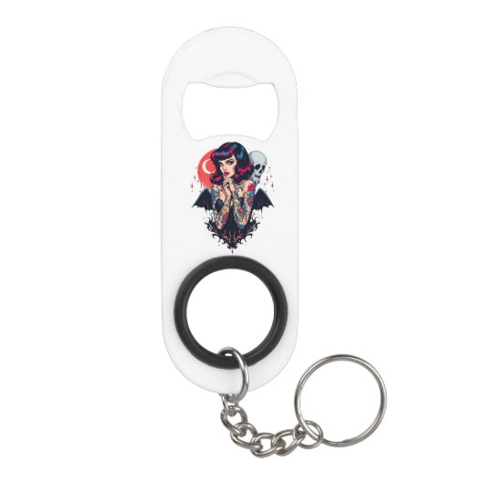 Bat Wing Beauty Mini Flessenopener (Achterkant)