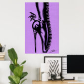 Bat Wing Boot Poster (Thuiskantoor)