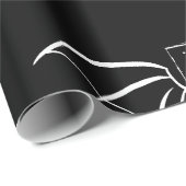 Bat Wing Merry Christmas Bookish Wrapping Paper Cadeaupapier (Rol Hoek)