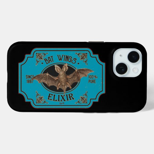 BAT WINGS ELIXIR grappige halloween Case-Mate iPhone Case (Achterkant (horizontaal))