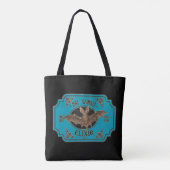 BAT WINGS ELIXIR grappige halloween Tote Bag (Achterkant)