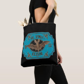 BAT WINGS ELIXIR grappige halloween Tote Bag (Dichtbij)